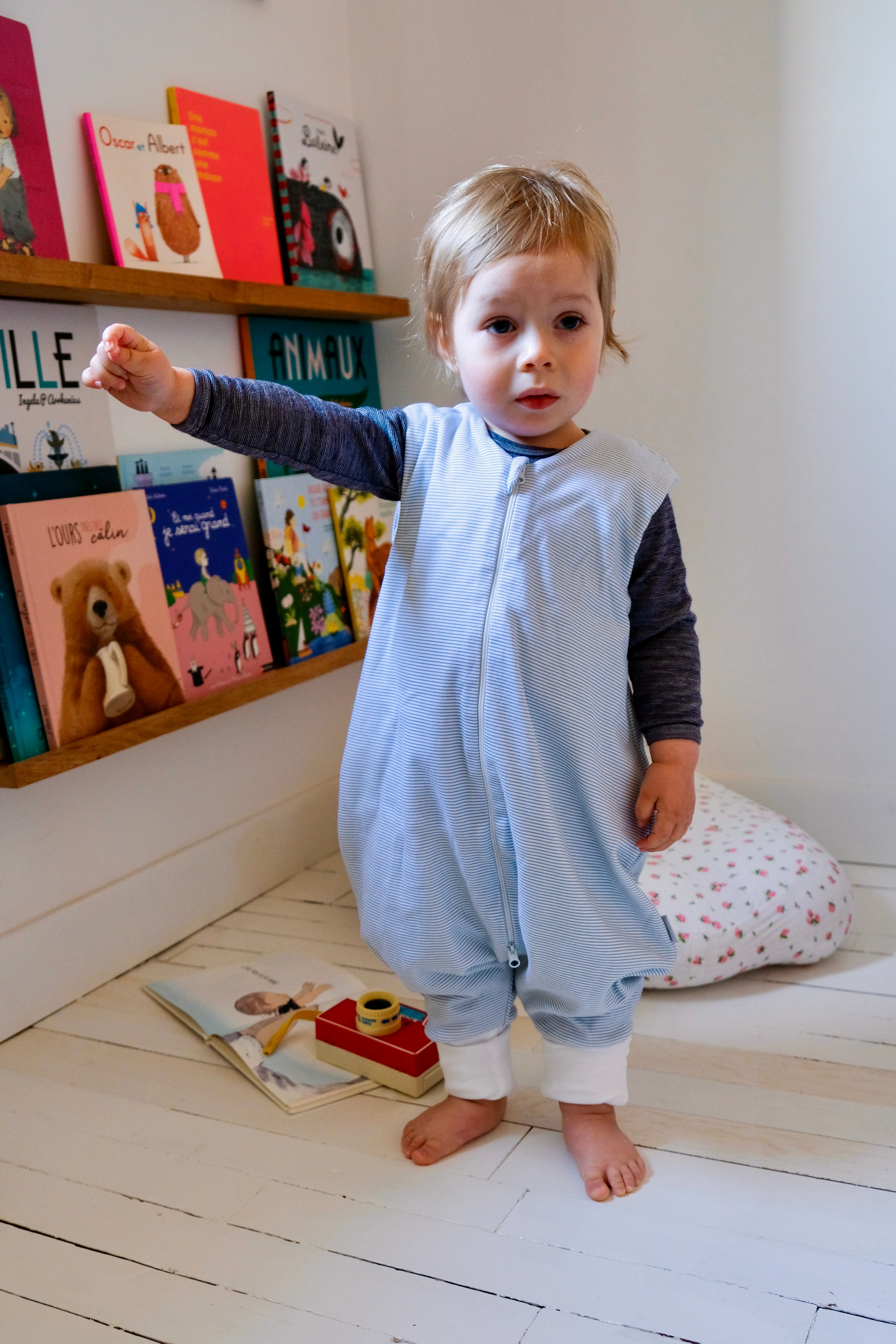 gigoteuse ete turbulette a pieds retroussables bebe liberte mouvement