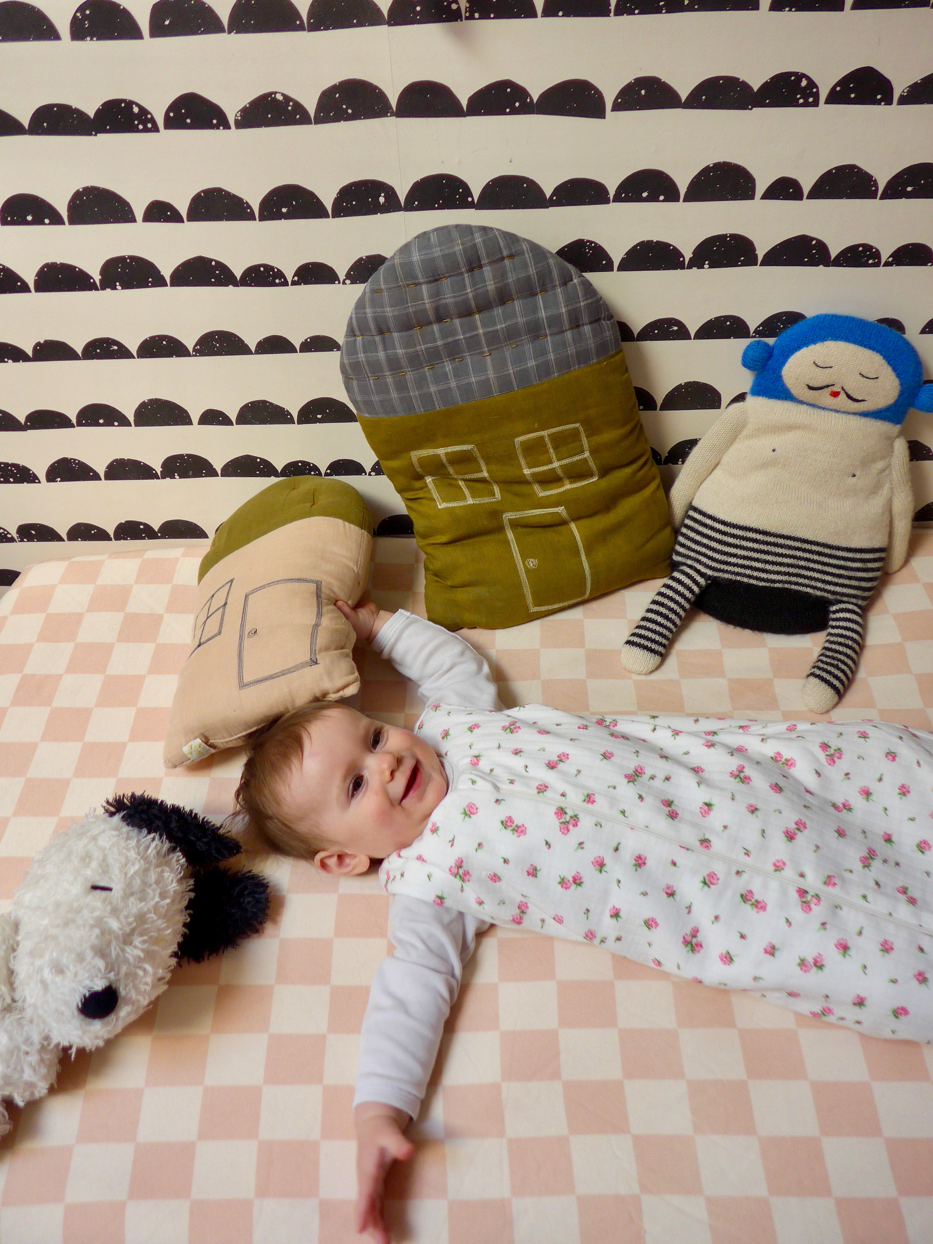 gigoteuse été ambiance pistache rayures milleraies sauge